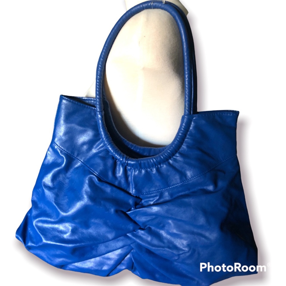 NWOT Royal blue faux leather purse